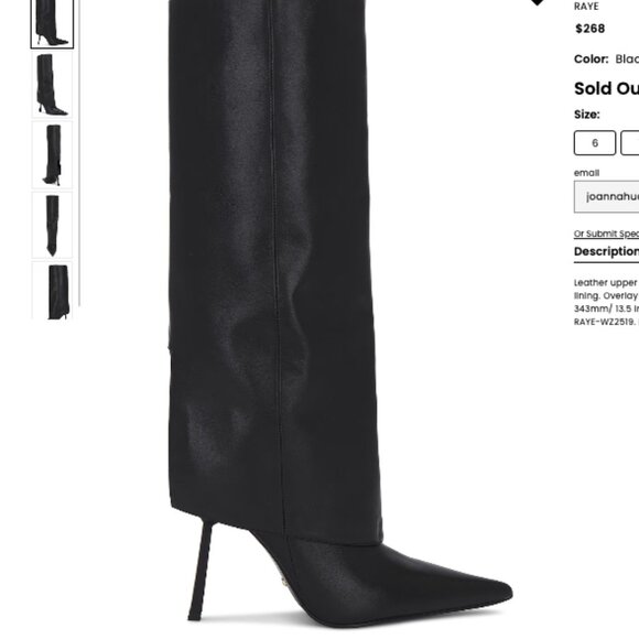 Overlay Boot RAYE - Picture 1 of 1